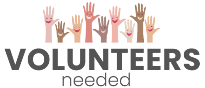 Image saying Volunteers needed
